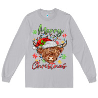 Moon Dust merry christmas cow Long Sleeve Tee - MaliasSmallBusiness