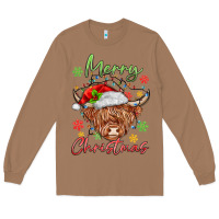 Toasted Coconut merry christmas cow Long Sleeve Tee - MaliasSmallBusiness