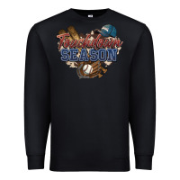 Black Touchdown season Baseball Premium Sweatshirt - HowdyJamesFarm