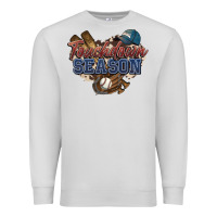 Dove Grey Touchdown season Baseball Premium Sweatshirt - HowdyJamesFarm