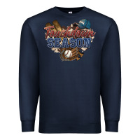 Navy Touchdown season Baseball Premium Sweatshirt - HowdyJamesFarm