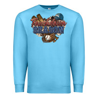 Ocean Blue Touchdown season Baseball Premium Sweatshirt - HowdyJamesFarm