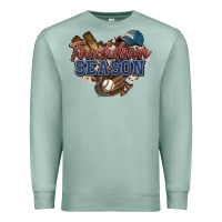 Seafoam Touchdown season Baseball Premium Sweatshirt - HowdyJamesFarm