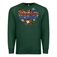 Sports Green Touchdown season Baseball Premium Sweatshirt - HowdyJamesFarm