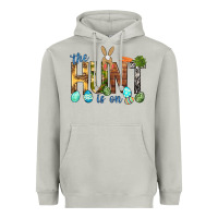 Moon Dust The hunt is on with eggs Easter Day Heavyweight Hoodie - HowdyJamesFarm