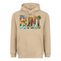 Mushroom The hunt is on with eggs Easter Day Heavyweight Hoodie - HowdyJamesFarm