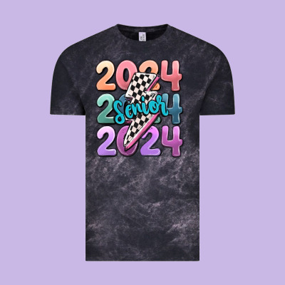 2024 Senior Vintage Tee Designed By Maliassmallbusiness