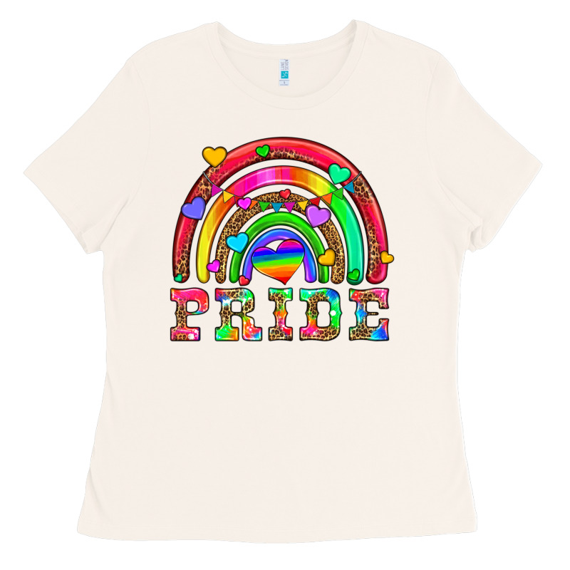 Lgbtq Pride And Rainbow Ladies Tee by HRA Design Shop | Teevron