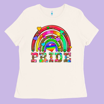 Lgbtq Pride And Rainbow Ladies Tee Designed By Hra Design Shop