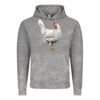 Cloud Rock leghorn chicken Vintage Hoodie - LillyAllenDesigns