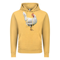 Vintage Mustard leghorn chicken Vintage Hoodie - LillyAllenDesigns