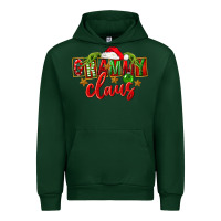 Forest Green Christmas Grammy Claus Mother's Day Urban Hoodie - FaDigitalArtStudio