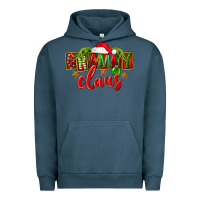Pigment Midnight Navy Christmas Grammy Claus Mother's Day Urban Hoodie - FaDigitalArtStudio