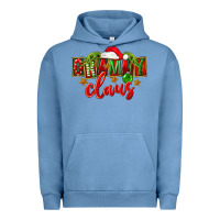 Pigment Pebble Blue Christmas Grammy Claus Mother's Day Urban Hoodie - FaDigitalArtStudio