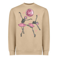 Mushroom skeleton ballerina Heavyweight Sweatshirt - MaliasSmallBusiness