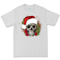 Dove Grey skull Christmas cactus Premium Tee - JahusDesignShop