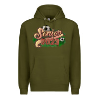 Army Green Senior 2023 Soccer Premium Hoodie - HowdyJamesFarm
