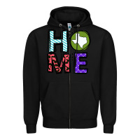 Black Texas Home Zipper Hoodie - Bettercallsaul