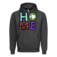 Charcoal Heather Texas Home Zipper Hoodie - Bettercallsaul