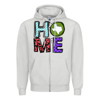 Dove Grey Texas Home Zipper Hoodie - Bettercallsaul