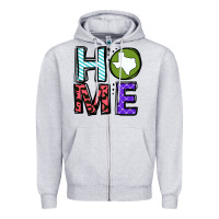 Heather Grey Texas Home Zipper Hoodie - Bettercallsaul