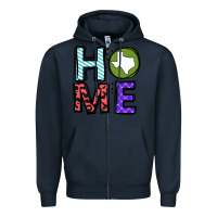 Navy Texas Home Zipper Hoodie - Bettercallsaul