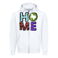 White Texas Home Zipper Hoodie - Bettercallsaul