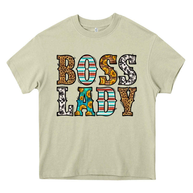 Western Boss Lady Heavy Core Tee by HRA Design Shop | Teevron