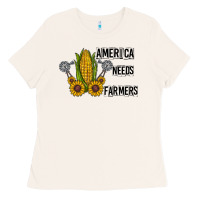 Bone america needs farmers Ladies Tee - CowhideDigitalArt