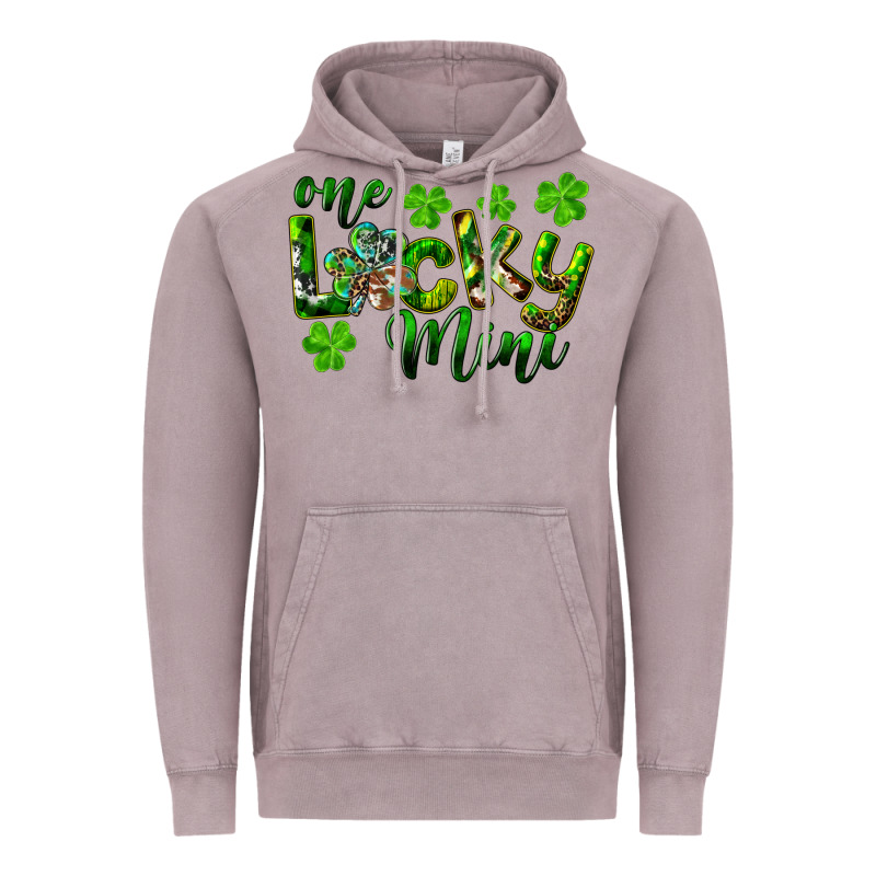 St. Patrick's Day One Lucky Mini Vintage Hoodie by RanaPortraitStore | Teevron