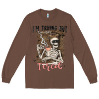 Chestnut im trying but tired Long Sleeve Tee - MaliasSmallBusiness