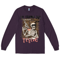 Plum im trying but tired Long Sleeve Tee - MaliasSmallBusiness