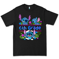 Black preview flower stitch 6 th grade Premium Tee - AdoDesignShop