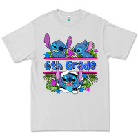 Dove Grey preview flower stitch 6 th grade Premium Tee - AdoDesignShop