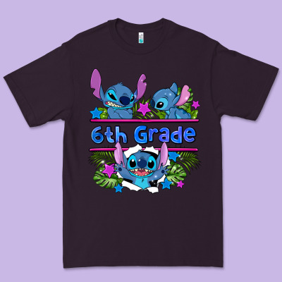 Preview Flower Stitch 6 Th Grade Premium Tee Designed By Adodesignshop