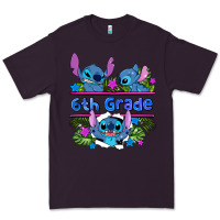 Plum preview flower stitch 6 th grade Premium Tee - AdoDesignShop