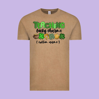 Teaching Lucky Charms Vintage Tee Designed By Maliassmallbusiness