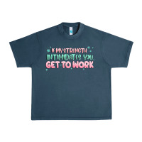 Midnight Navy get to work Urban Heavy Tee - MaliasSmallBusiness