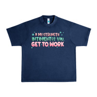 Navy get to work Urban Heavy Tee - MaliasSmallBusiness