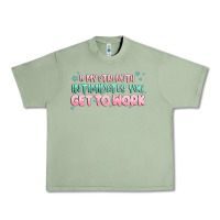 Oil Green get to work Urban Heavy Tee - MaliasSmallBusiness