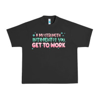 Pigment Black get to work Urban Heavy Tee - MaliasSmallBusiness