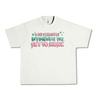 Pistachio get to work Urban Heavy Tee - MaliasSmallBusiness