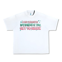 White get to work Urban Heavy Tee - MaliasSmallBusiness