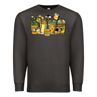 Smoke Honey bee coffee cups Premium Sweatshirt - HowdyJamesFarm