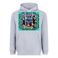 Heather Grey fueled by ıced coffee and anxiety Heavyweight Hoodie - TumblerDesignByShophia