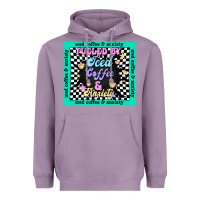 Lavender fueled by ıced coffee and anxiety Heavyweight Hoodie - TumblerDesignByShophia