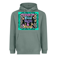 Sage fueled by ıced coffee and anxiety Heavyweight Hoodie - TumblerDesignByShophia