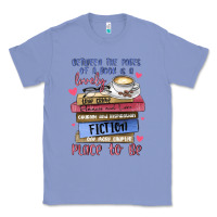 Colony Blue between the pages of a book is lovely place to be Classic Tee - MaliasSmallBusiness