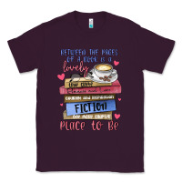 Plum between the pages of a book is lovely place to be Classic Tee - MaliasSmallBusiness