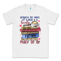 White between the pages of a book is lovely place to be Classic Tee - MaliasSmallBusiness